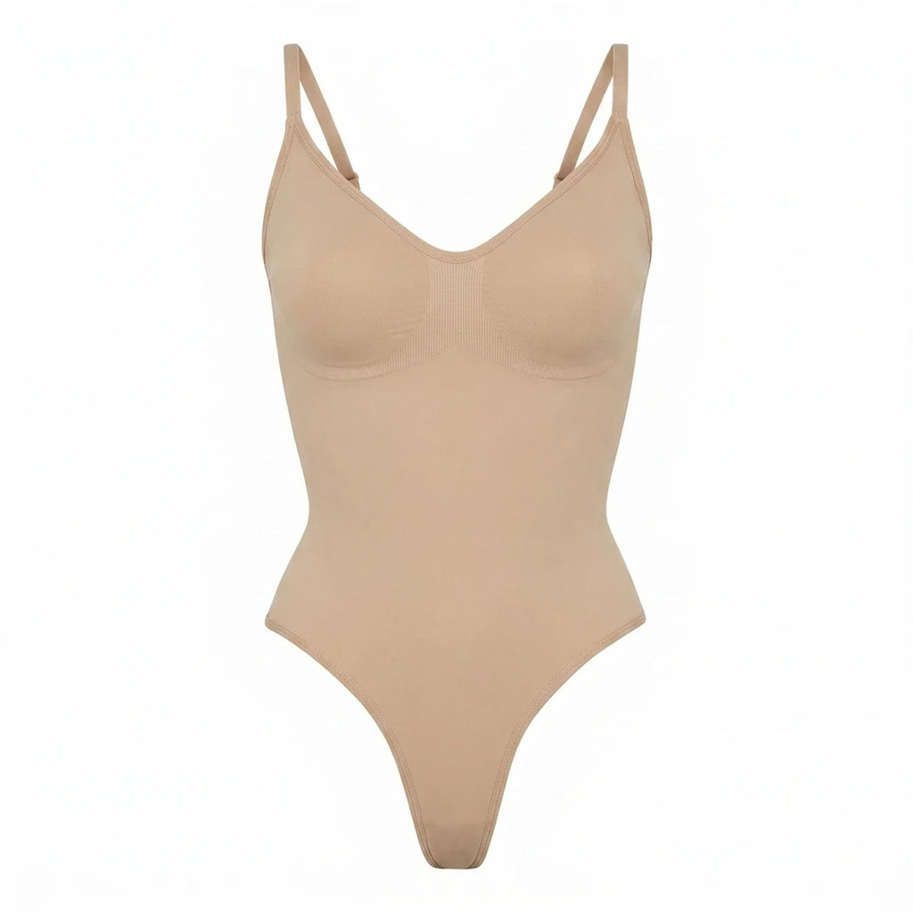Body gainant dos nu beige, vue produit