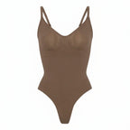 Body gainant dos nu taupe, vue produit
