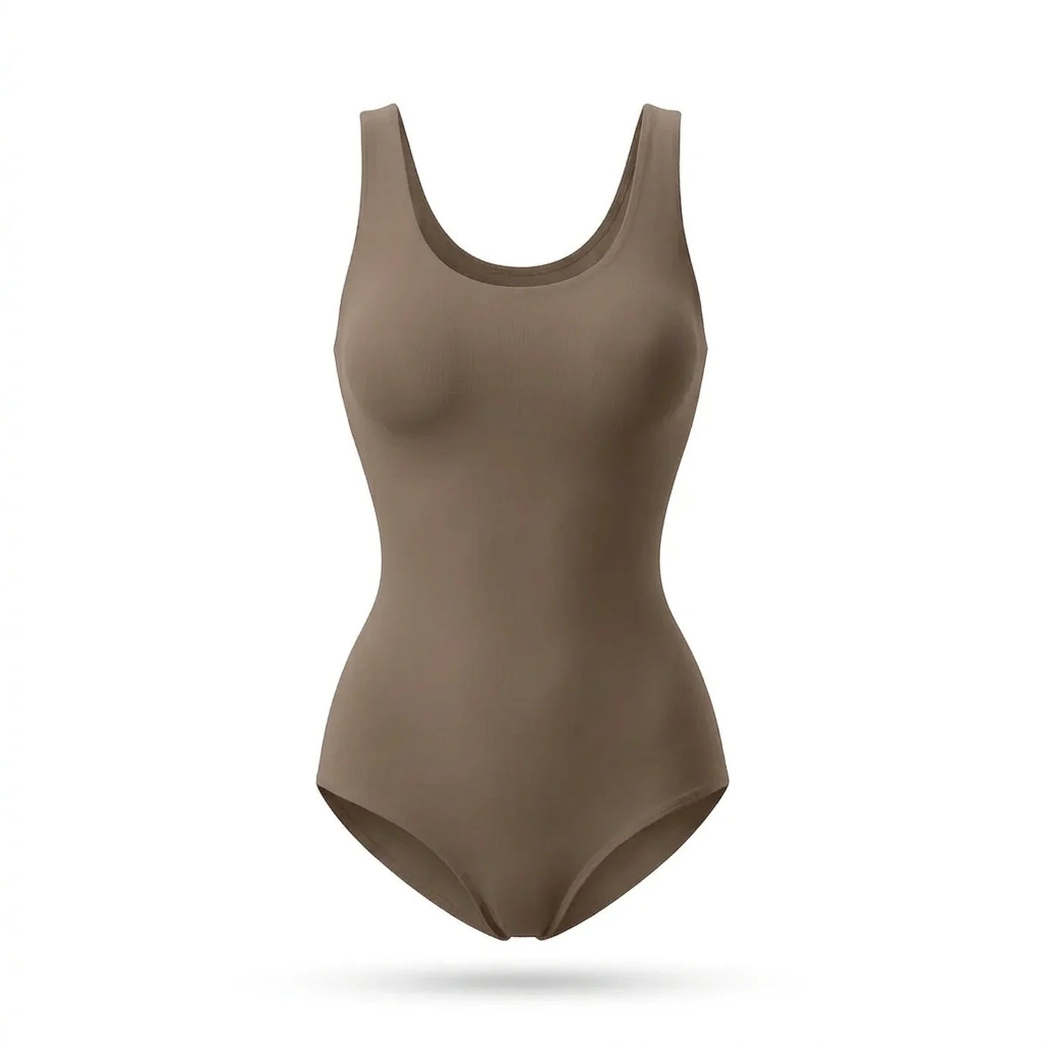 Body gainant maintien fort taupe, vue produit