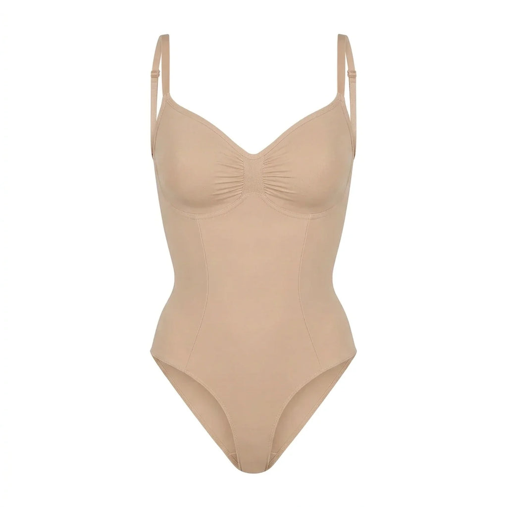 Body gainant ventre plat beige, vue produit