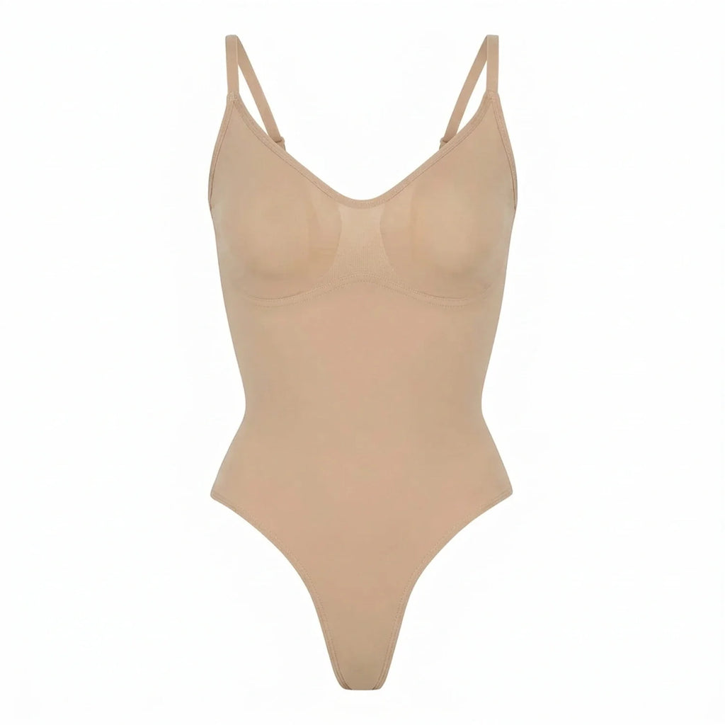 Body sculptant ventre plat beige, vue produit