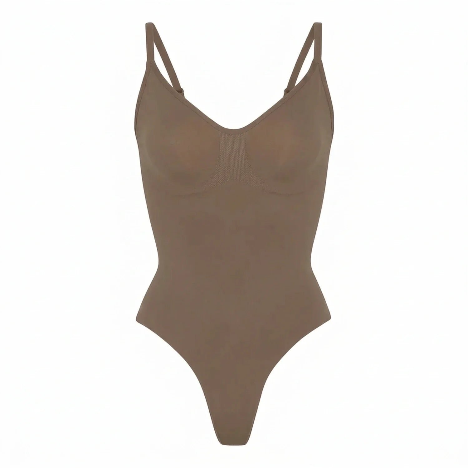 Body sculptant ventre plat taupe, vue produit
