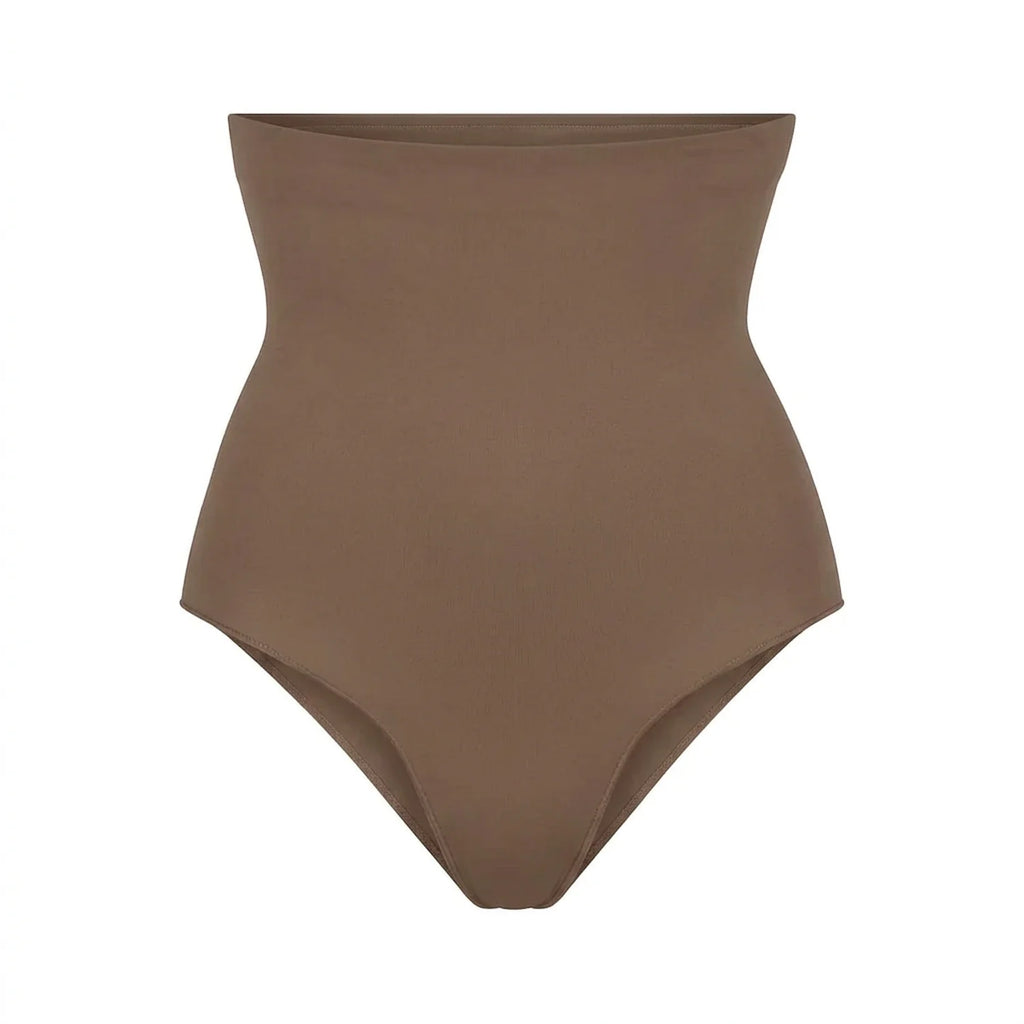 Culotte gainante taille haute taupe, vue produit