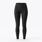 Legging taille haute gainant noir Elya — packshot produit fond blanc