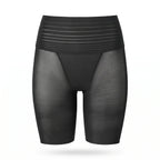 Panty anti-frottement mi-cuisse noir, taille haute, packshot
