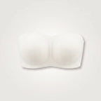 Soutien-gorge invisible sans bretelles blanc, packshot